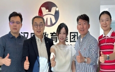 首尔科学综合大学院大学新任校长崔溶宙校长莅临中国代表处指导工作